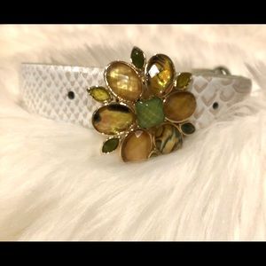 Liz Claiborne Genuine Embossed Leather Belt - L